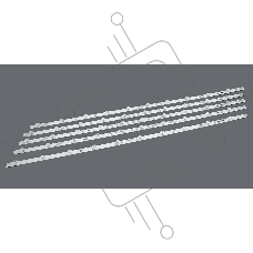 Подсветка LED 400DLED_SLIM_REV01 A/C-Type (комплект 5шт)