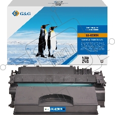 Картридж лазерный G&G GG-CE505X (CE505X) черный (6500 стр.) для HP LaserJet P2055d/P2055dn/P2055x; LaserJet Pro 400 M401/M401a/M401n/M401d/M401dn/M401dne/M401dw/MFP M425/MFP M425dn/MFP M425dw