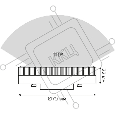 Лампа светодиодная Gauss Elementary 83833 13Вт цок.:GX53 таблетка 180B св.свеч.бел.хол. GX53 (упак.:10шт)