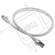 Патч-корд LANMASTER LSZH FTP кат.5e, 15 м, серый