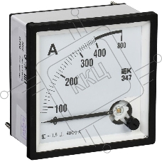 Амперметр Э47 72х72мм 400/5А кл. точн. 1.5 ИЭК IPA10-6-0400-E