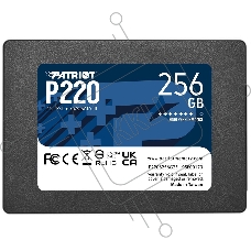 Накопитель SSD Patriot P220, 256GB, SATA-III, 2.5
