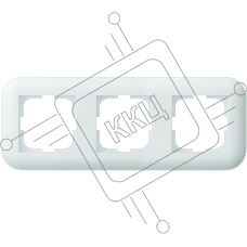 Ovivo Рамка 3-местн. ЛОФТ (LOFT), белый, 404-010001-227