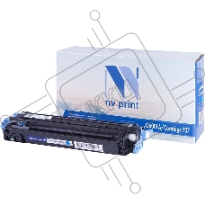 Картридж лазерный NV Print совместимый HP Q6001A/Can707 Cyan для LJ Color CM1015MFP/1017MFP/1600/2600N (2000k)