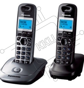 Телефон Panasonic KX-TG2512RU1 {Доп трубка в комплекте, АОН, Caller ID, спикерфон, полифония}