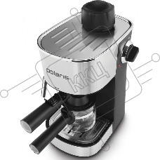 Кофеварка Polaris PCM 4008AL 800Вт нержавеющая сталь/черный