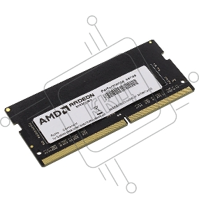 Модуль памяти 4GB AMD Radeon™ DDR4 2400 SO DIMM R7 Performance Series Black R744G2400S1S-U Non-ECC, CL16, 1.2V, RTL