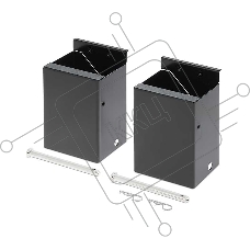 Лючки для кабеля Extron Cable Cubby Retractor Bracket Kit – Double
