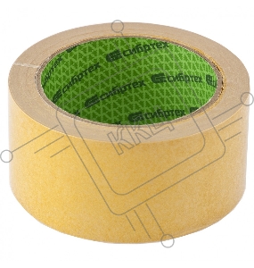 Лента клейкая двусторонняя, 50 мм х 25 м, на полипропиленовой основе// Сибртех