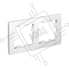 Рамка 2-пост. AtlasDesign универс. лотос SE ATN001302