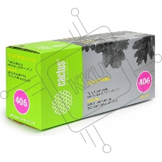 Картридж лазерный Cactus CS-CLT-Y406S yellow желтый (1000 стр.) для Samsung CLP-360/365/CLX-3300/3305