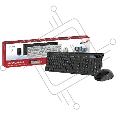 Комплект беспроводной Genius KM-8006S/KM-8206S (клавиатура KB-7200 и мышь NX-8006S), Black, silent