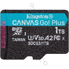 Карта памяти Kingston 1TB microSDXC Canvas Go Plus 170R A2 U3 V30 Card W/O ADP/ Kingston 1TB microSDXC Canvas Go Plus 170R A2 U3 V30 Card W/O ADP