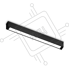 Светильник светодиодный трековый для шинопровода Magnetic Ambrella light GL1660 BK черный IP20 15W 4200K 220V 120° 342*25*42 (Без ПДУ)