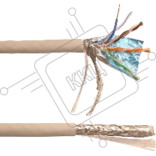 Кабель информационный Lanmaster LAN-5ESFUTP-HFLT-GY кат.5E SF/UTP 4 пары 24AWG LSZH внутренний 305м серый