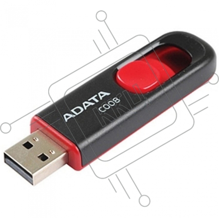 Флэш Диск USB 2.0 ADATA Flash Drive 64Gb С008 Black-Red