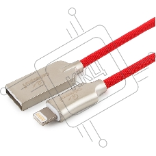 Кабель USB Cablexpert для Apple CC-P-APUSB02R-1M, MFI, AM/Lightning, серия Platinum, длина 1м, красный, блистер