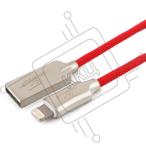 Кабель USB Cablexpert для Apple CC-P-APUSB02R-1M, MFI, AM/Lightning, серия Platinum, длина 1м, красный, блистер