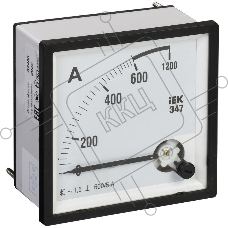Амперметр Э47 72х72мм 600/5А кл. точн. 1.5 ИЭК IPA10-6-0600-E