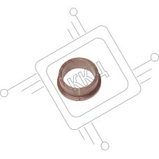 Комплект бушингов Cet CET0734 (RB2-5922-000) для HP LaserJet 9000/9040/9050 резинового вала