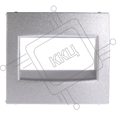 Лицевая панель розетки RJ45, алюминий