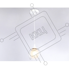 Светильник Ambrella light TR3538 WH/CL/FR белый/прозрачный/белый матовый E27 max 40W D130*800