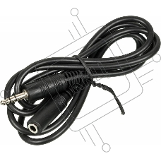 Кабель аудио Ningbo JAAC003-1 Jack 3.5 (m)/Jack 3.5 (f) 1м. черный      