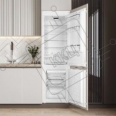 Холодильник Evelux FI 2211 D с морозильной камерой Встраиваемый