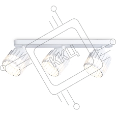 Светильник Ambrella light TN71166/3 WH белый GX53/3 400*100*125