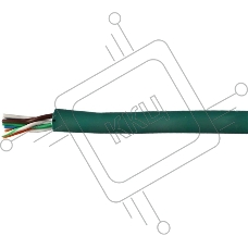 Кабель информационный Lanmaster LAN-5EUTP-HFLT-GN cat.5e UTP 4 пары 24AWG LSZH внутренний 305м зеленый