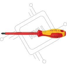 Отвертка KNIPEX KN-982400 крестообразная 1000 V