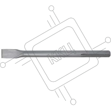 Зубило FIT 33506по бетону sds-max хром-молибденовая сталь 50х25х360мм.