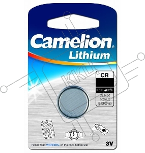 Элемент питания литиевый CR CR1025 BL-1 (блист.1шт) Camelion 5228