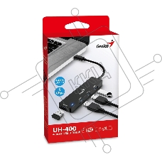Концентратор Genius HUB UH-400, Black