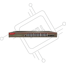 Коммутатор управляемый в стойку, 24*1Gbit RJ45, 4*SFP 10Gbit,  console port IP-COM G5328X
