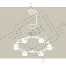 Светильник Ambrella light XR92031200/6 SWH/FR белый песок/белый матовый GX53 (A9203, C9231, N8412)