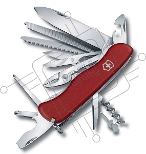 Нож перочинный Victorinox WORK CHAMP (0.8564) 111мм 21функций красный