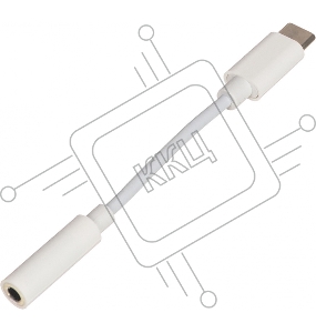 Переходник Buro BHP TPC-JCK USB Type-C (m) Jack 3.5mm (f) белый