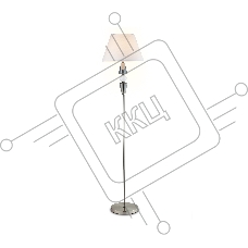 Светильник Ambrella light LH75265 SN/FR сатин никель/белый матовый E27 max 60W D360*1560