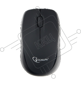 Мышь беспроводная Gembird MUSW-360, 2.4ГГц, черный, 2 кнопки+колесо-кнопка, 1000 DPI, батарейки в комплекте, блистер