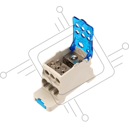 Блок распределительный РБД-125А на DIN-рейку REXANT