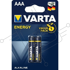 Батарейка Varta ENERGY LR03 AAA BL2 Alkaline 1.5V (4103) (2/20/100) (2 шт.)