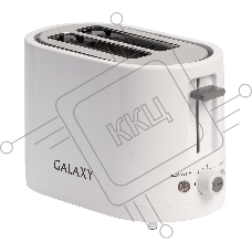 Тостер Galaxy Line GL 2908, белый, пластик, 800 Вт
