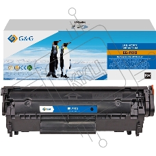 Картридж лазерный G&G GG-FX10 Q2612A/FX9/FX10 черный (2000стр.) для HP LJ 1010/1012/1015/1018/1020/1022/1022n/1022nw/3015/3020/3030/3050/3052/3055/M1005 MFP/M1300 MFP/1319f MFP