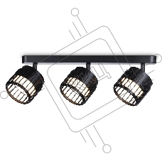 Светильник Ambrella light TN71168/3 BK черный GX53/3 400*100*125