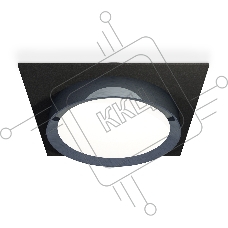 Комплект встраиваемого светильника Ambrella light XC8062007 SBK/PPH черный песок/графит полированный GX53 (C8062, N8133)