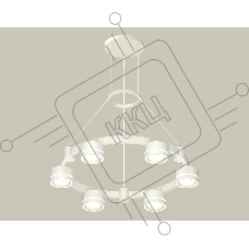 Светильник Ambrella light XR92031201/6 SWH/FR белый песок/белый матовый GX53 (A9203, C9231, N8433)