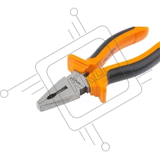 Плоскогубцы SPARTA 16971  comfort 200мм комбинированные шлифованные двухкомпонентные рукоятки