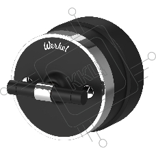 Переключатель одноклавишный Werkel Vintage (черный матовый/хром) W5812051