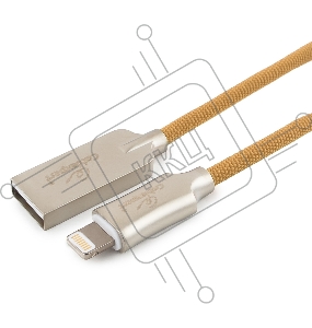Кабель USB Cablexpert для Apple CC-P-APUSB02Gd-1M, MFI, AM/Lightning, серия Platinum, длина 1м, золотой, блистер